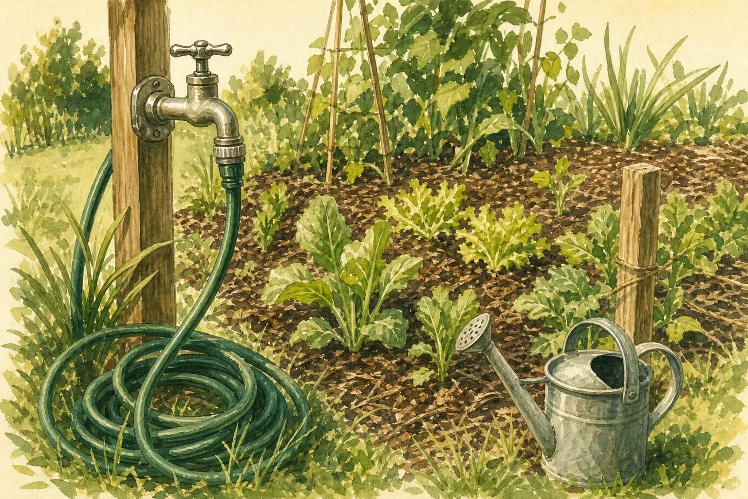 Podlewanie działki latem – praktyczny poradnik
